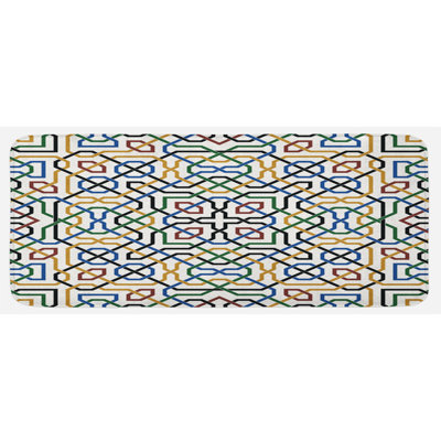 Eclectic Polyester Kitchen Mat
