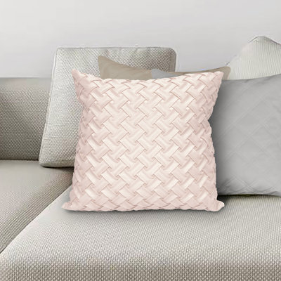 Coussin décoratif plissé