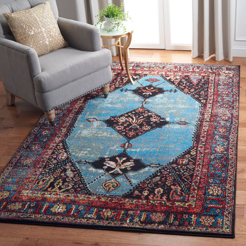 Carrieanne Performance Oriental Rug, Round 3'