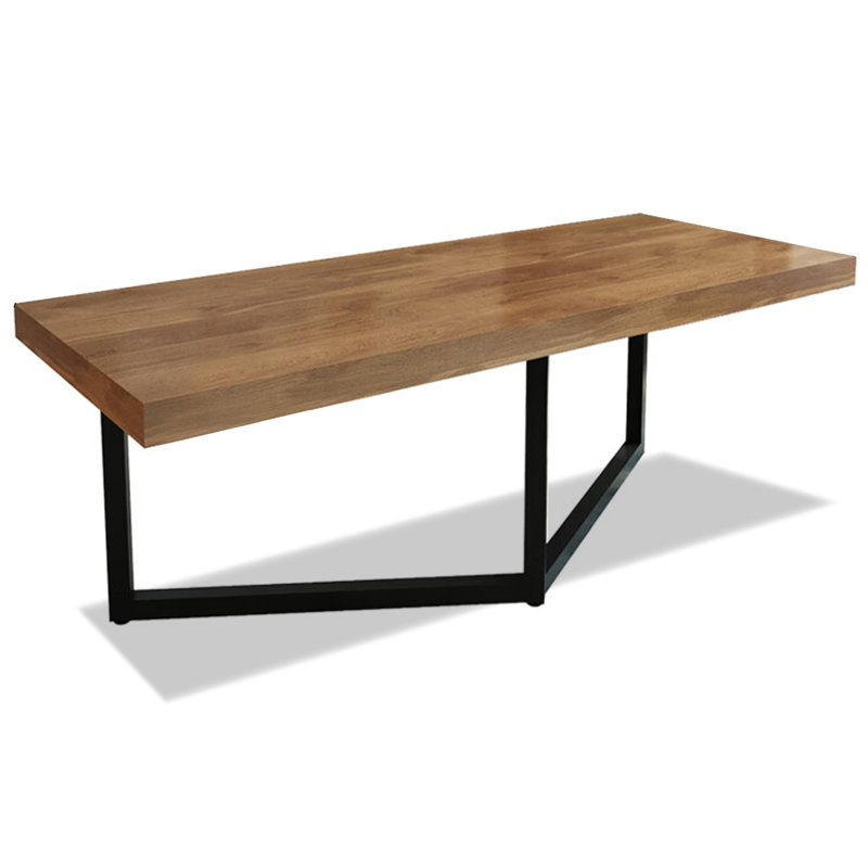 Pieds simples et modernes en bois massif, H 29,53 po x l 55,12 po x P 27,56 po