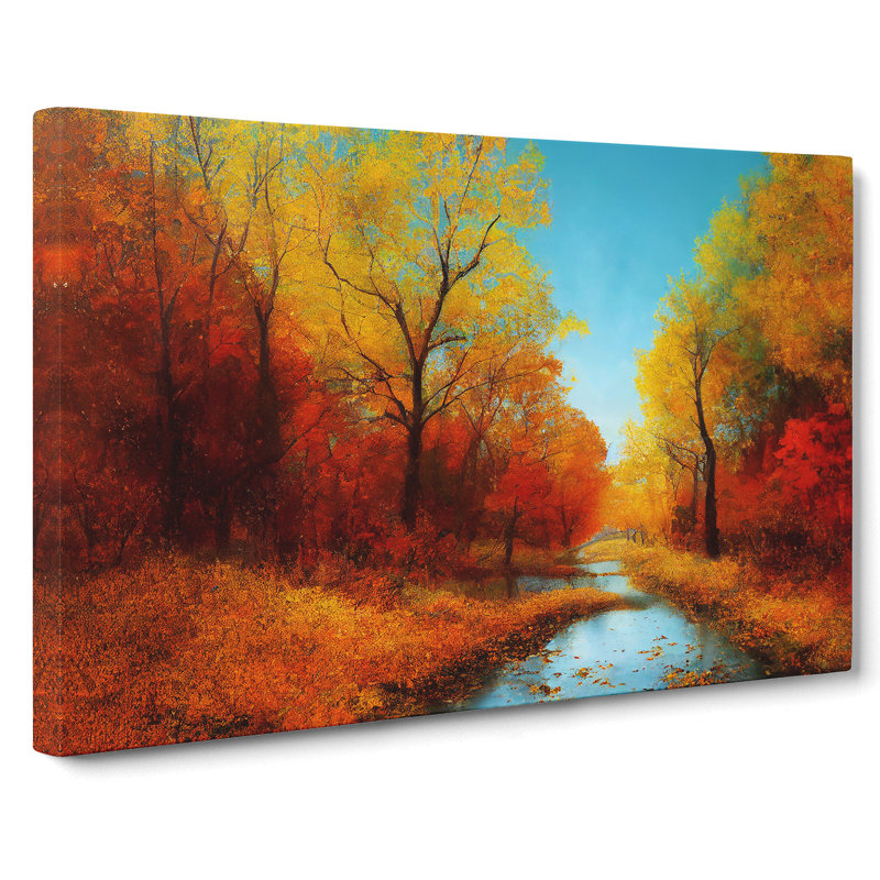 Autumn Forest Beauty - Wrapped Canvas, 35cm H x 50cm W x 3cm D