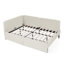 Structure de lit double tapissier pleine grandeur avec 2 tiroirs de rangement, canapé-lit réglable en velours, beige-2048903037-2048903039