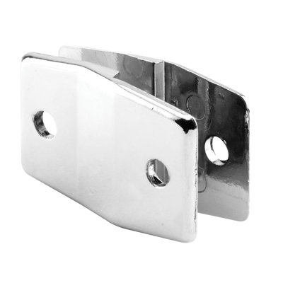 Pinces en alcôve avec 1/8 po de large, Zamak chromé, (paquet de 2)