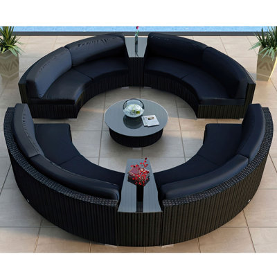 Ensemble modulaire Sunbrella avec coussins 7 pièces Suffern