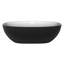 Barcelona 70-1/4" x 33-5/8" Freestanding Soaking Bathtub in Volcanic Limestone with Overflow Hole-45225455-124933063