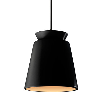 Luminaire suspendu conique à 1 lumière Logan