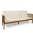 3-Seater Outdoor Patio Sofa, Weather Resistant Patio Bench with Water Resistant Cushions