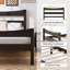 Cadre de lit simple en bois de style rustique pour enfants-1687617458