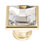 Swarovski Crystal Square Knob