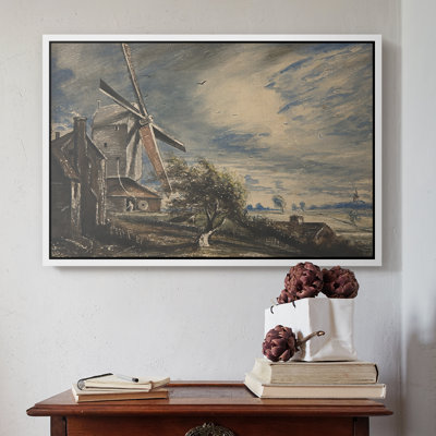 Un moulin près de Colchester, v. 1833 - John Constable, toile tendue avec châssis