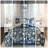 Blue Cotton Comforter 7 Piece Graceful Style