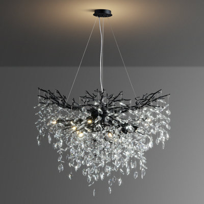 Lustre en cristal 12 lumières Modern