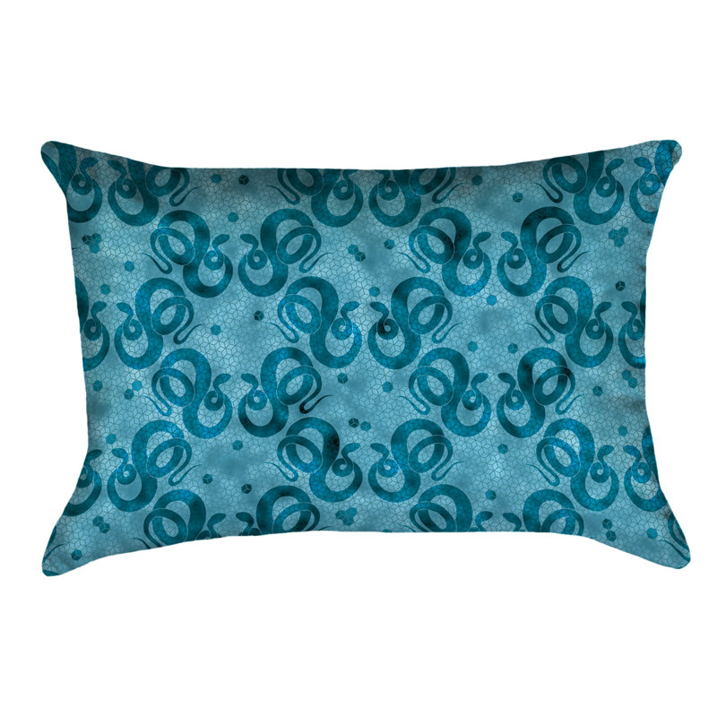 Coussin extérieur Katelyn Elizabeth, Bleu