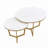 Round Nesting Coffee Table Set 2-Piece
