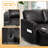 84" Reversible Sectional Pull-Out Sofa Bed With Adjustable Backrest,Suede Leather Modern L-Shape Sofa With Storage Chaise, 3-Seat Convertible Couch With Usb Charging Port For Living Room, Apartment, House-1290277834