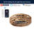 Archer 20.25" 4-Light Coastal Bohemian 6-Speed Metal/Seagrass Mobile-App/Remote-Controlled Lantern LED Ceiling Fan