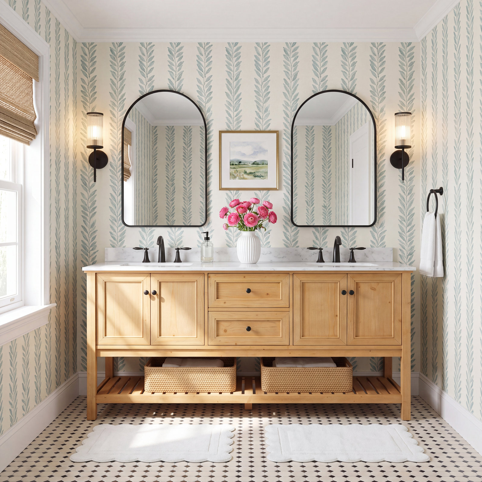 Bonsai 72'' Double Bathroom Vanity, Natural