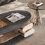 Table basse moderne et simple avec salon ovale-105839635
