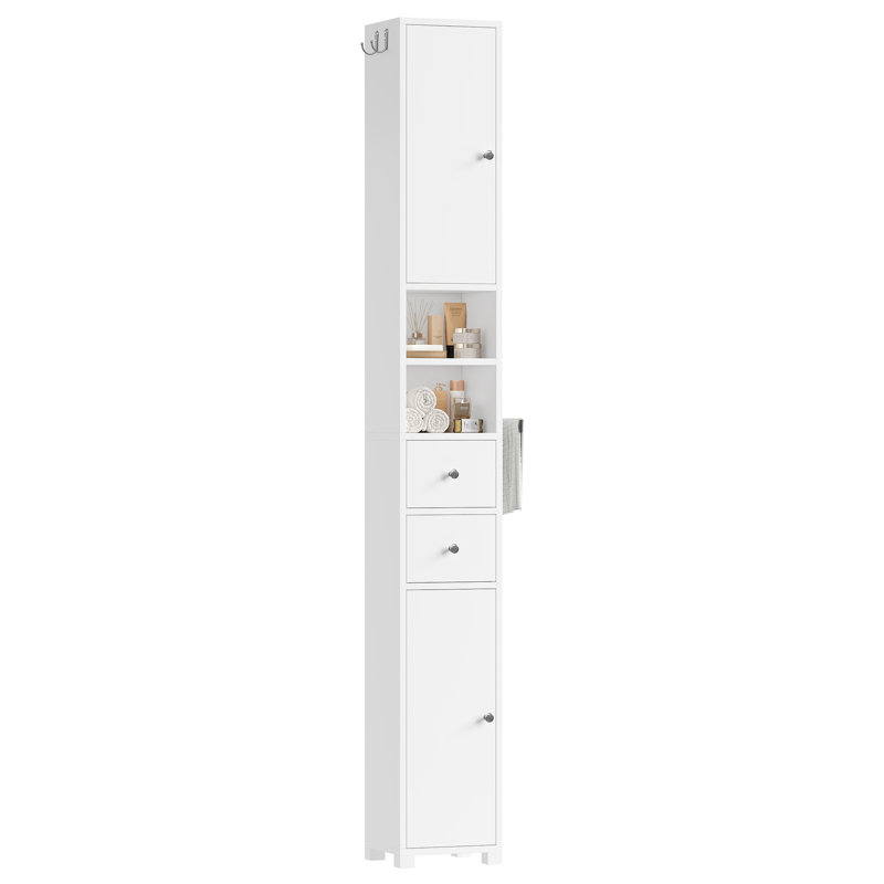 71.4" Tall Storage Cabinet,Bathroom Storage Cabinet With 2 Doors & 2 Drawers