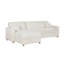 Canapé-lit modulaire convertible en tissu avec méridienne réversible et rangement Modern Thomas-23997706