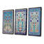 Porte bleue I, ensemble de 3 reproductions d'art mural-1807780525-1807780522