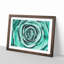 Mint Green Rose - Framed Print-56859734-56859735