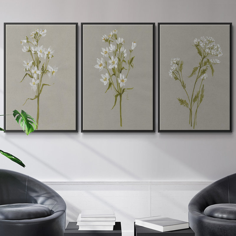 " Barxan I " 3 - Pieces, 36" H x 72" W, Black