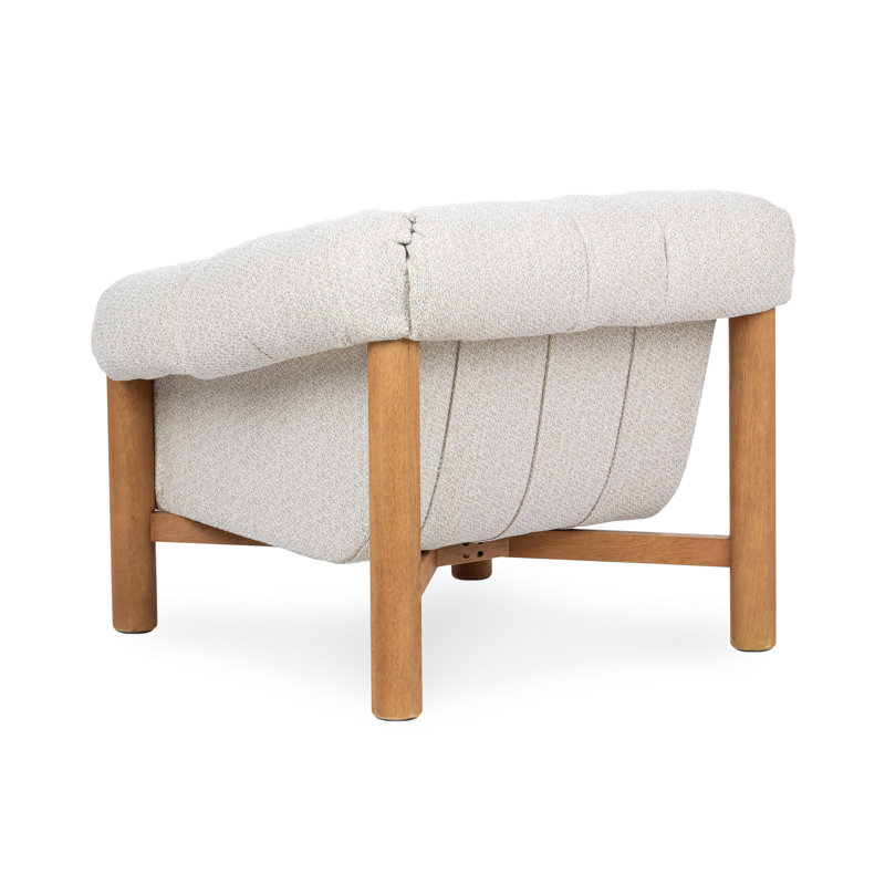Sansa Upholstered Accent Chair Bronze, Cream