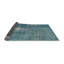Tapis bleu ciel/gris ciel traditionnel Angiens-482263020