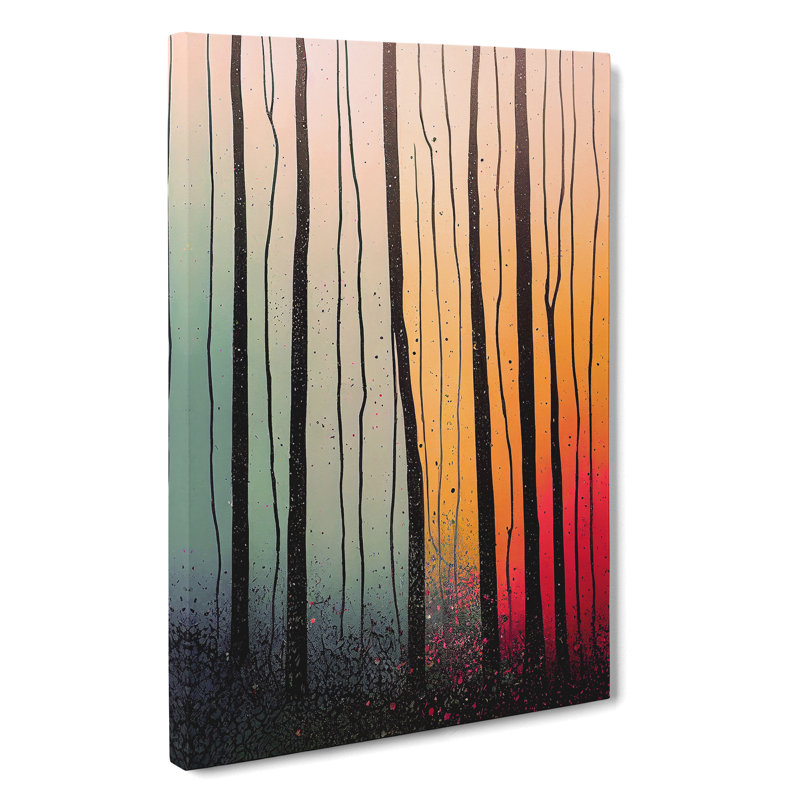 Amazing Forest No.1 - Wall Art, Wrapped Canvas, 76cm H x 50cm W, No Matte