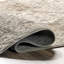 Tapis traditionnel carreauté gris / beige tissé à la machine Daye-428753217