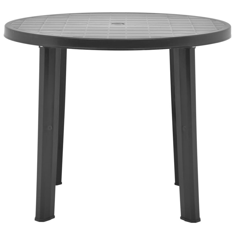 Vo Round Outdoor Bistro Table , 89cm cm W 89cm cm D, Anthracite
