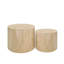 Tables gigognes et tables gigognes en bois aggloméré, ensemble moderne pour petite maison