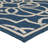 Navy Rectangle Polypropylene Area Rug 5'3" X 7'6"