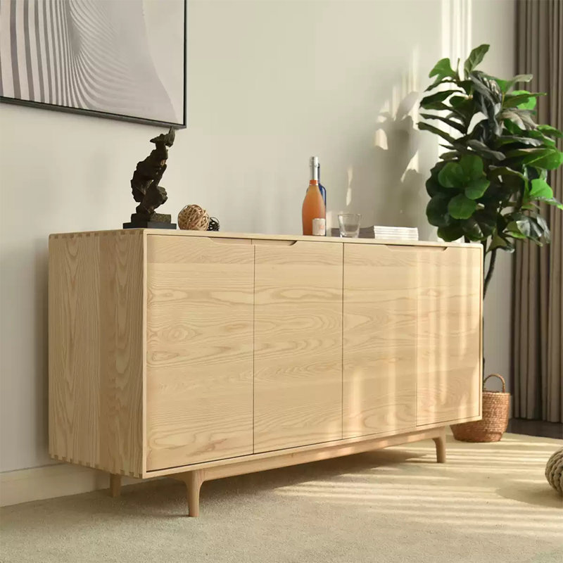 Buffet décoratif minimaliste en bois