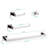 4 Bathroom Hardware Incorporation - Stainless Steel, Smooth Edges, Prevents Rust & Scratches, Simple Install Procedure Kit Steel Material Chosen, Surface Created, And Scratches , Easy Installation-440847097