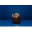 Lantern Porcelain Table Lamp- Dark Ceramic Light with Asian Inspired Cutouts-2125958741