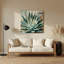 Art mural gris en métal Southwestern Plants Aloe Vera 147-36106520