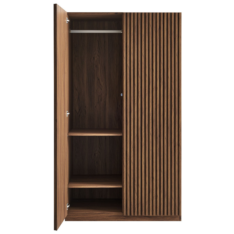Garde-robe 2 portes Render, Noyer
