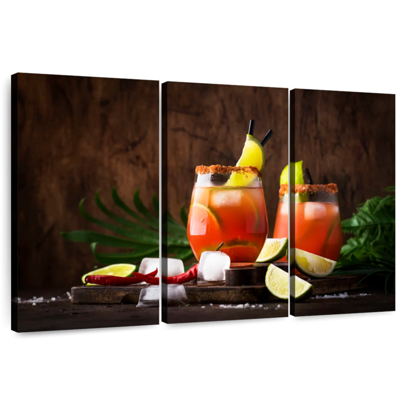 Yarlin Michelada Cocktail, H 24 po x l 38 po