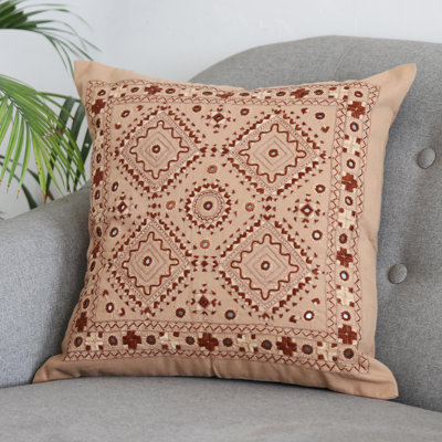 Handmade Square 100% Cotton Pillow Cover