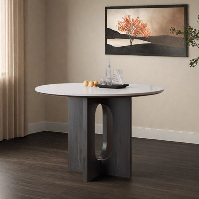Table ronde Modern Modern White