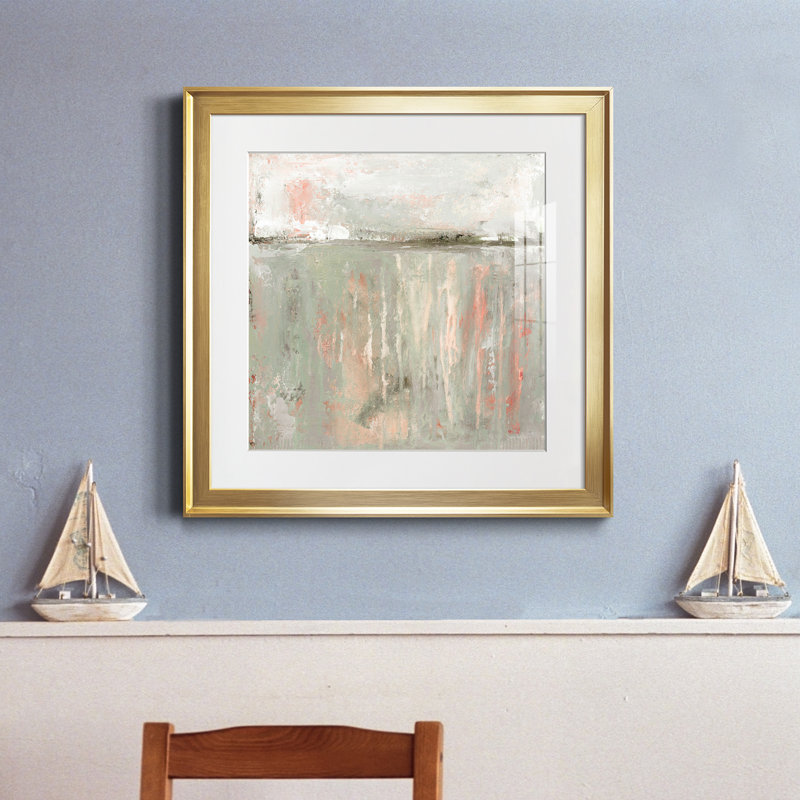 Récolte de dindes - peinture encadrée, Encadrement doré, H 17,5 po x l 17,5 po x P 1,5 po