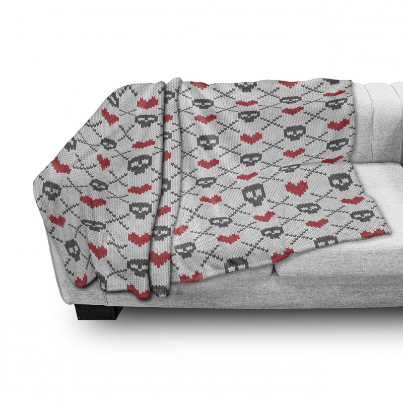 Hand Woven Throw Blanket, 70" W x 90" L