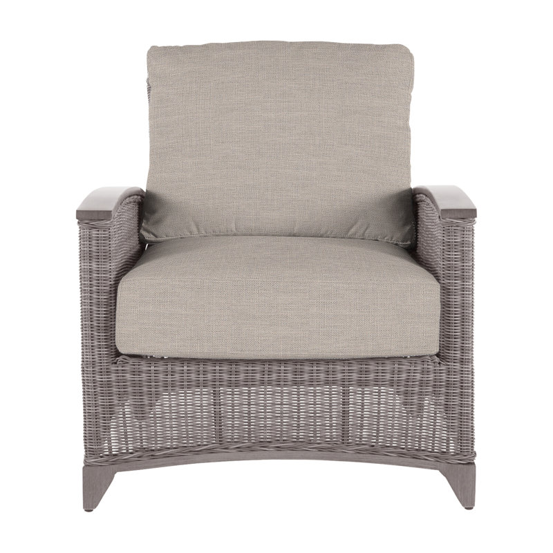 Méridienne tissée Astoria - Huître / huître, Pas de soudure, Lin Dove Sunbrella®, Huître