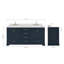 Ensemble de meuble-lavabo double 73 po Abita-93359229