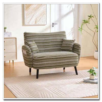 Canapé 2 places pour salon et chambre à coucher Canapé rembourré compact