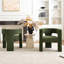 Ensemble de 2 fauteuils modernes rembourrés carrés 28 po.-88068643