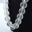 Approx. 21" Long Frosted Glass Beads