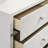 Alyviah Wood Horizontal Dresser With Mirror, White